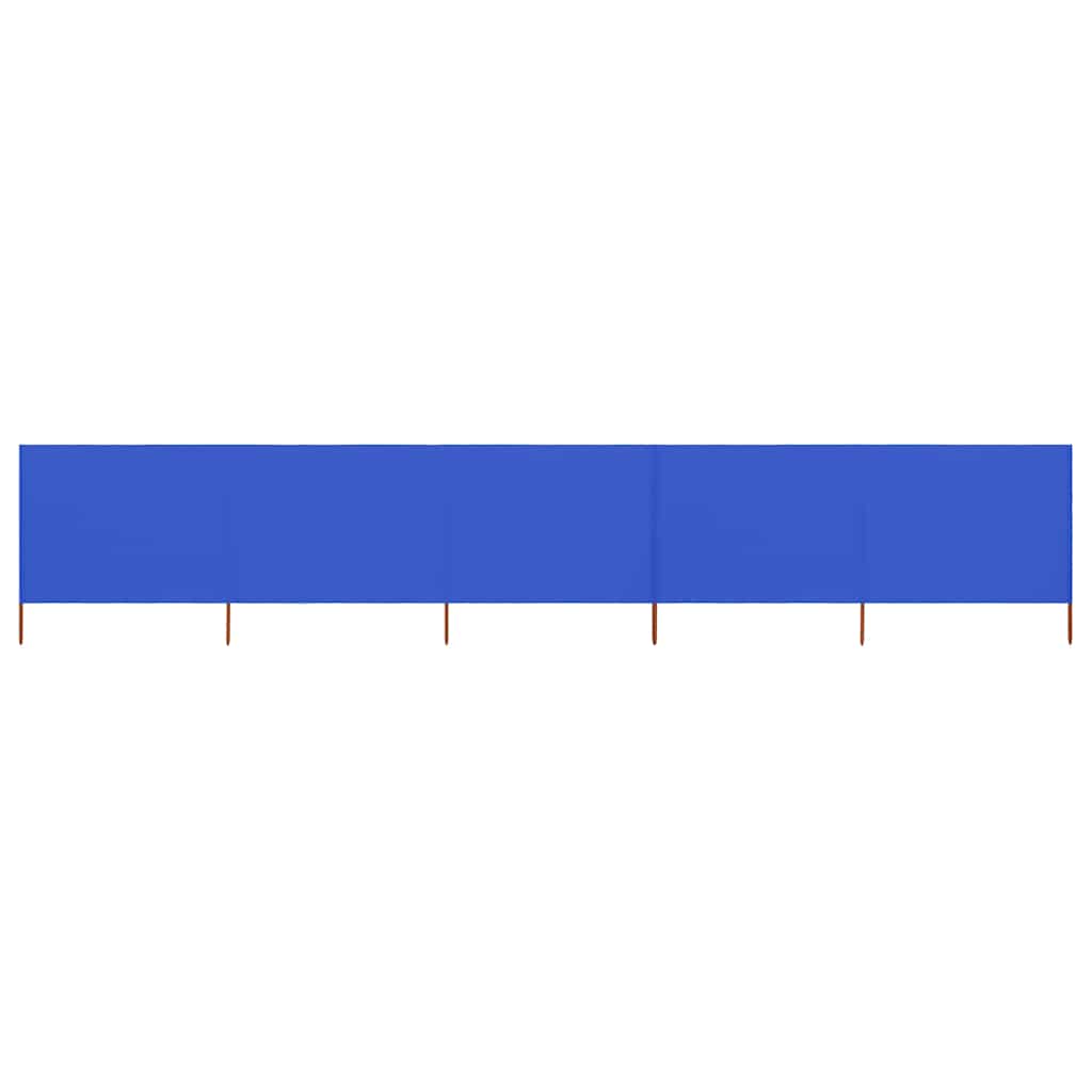 vidaXL Brise-vue 5 pcs 600 x 80 cm bleu azur