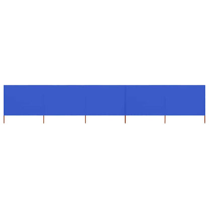 vidaXL Brise-vue 5 pcs 600 x 80 cm bleu azur