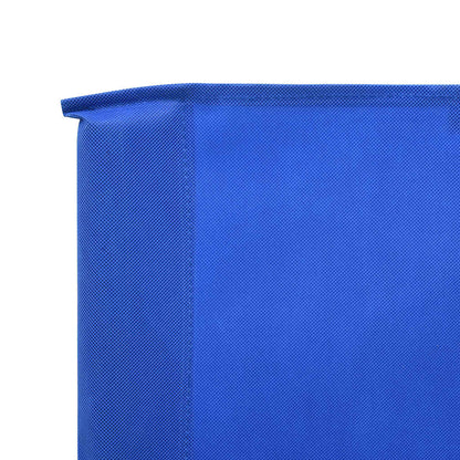 vidaXL 5-teiliges Windschutzgewebe 600 x 120 cm Azurblau