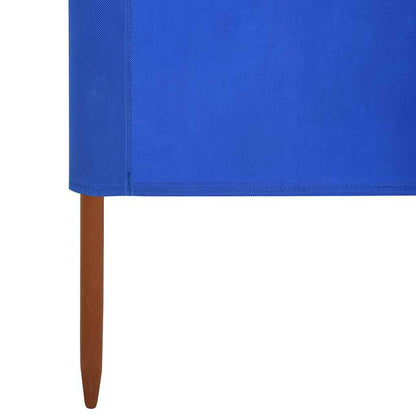 vidaXL 5-teiliges Windschutzgewebe 600 x 120 cm Azurblau