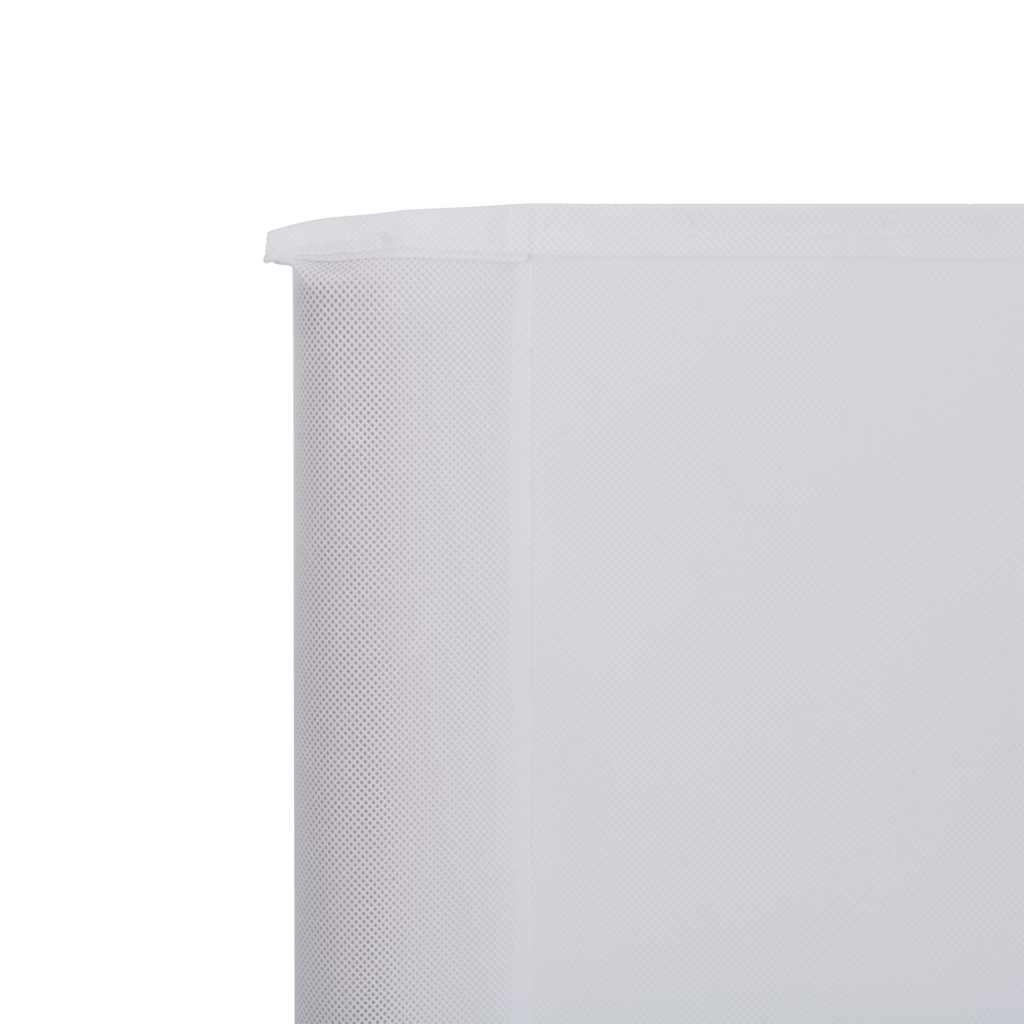 vidaXL 5-teiliges Windschutzgewebe 600 x 160 cm Sandweiß