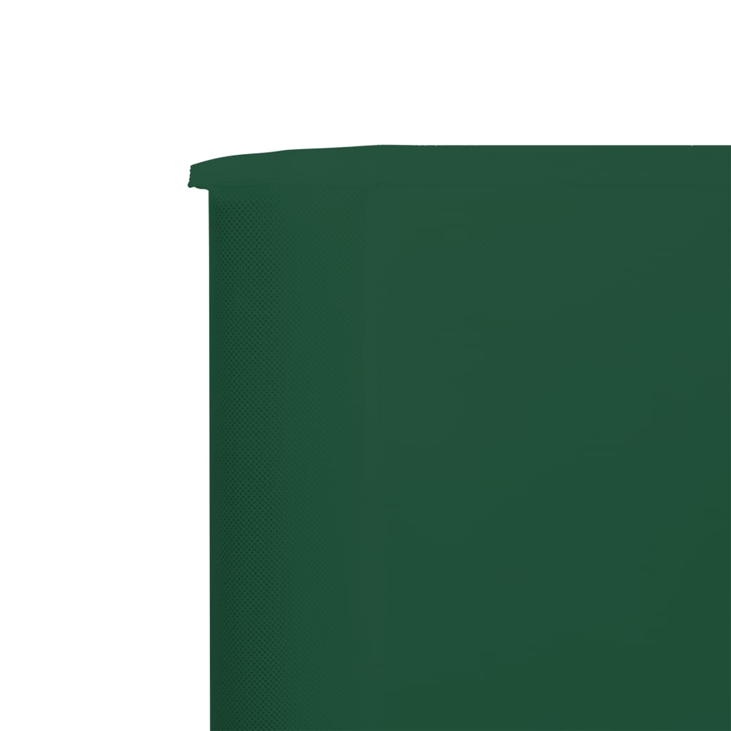 vidaXL 5-teiliges Windschutzgewebe 600 x 160 cm Grün
