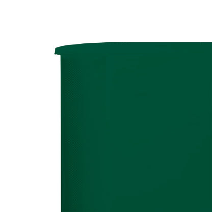 vidaXL 5-teiliges Windschutzgewebe 600 x 160 cm Grün