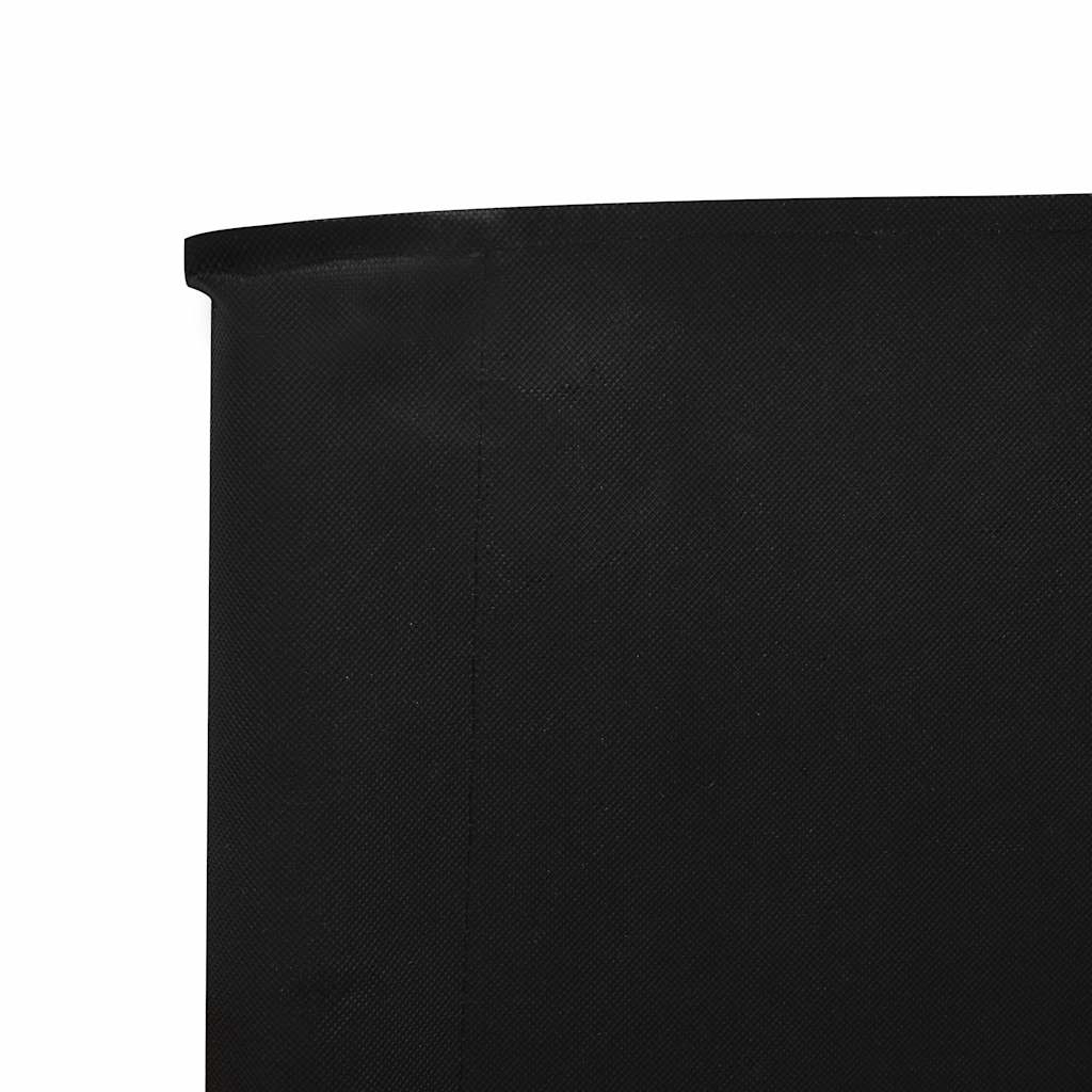 vidaXL Brise-vue en 5 pièces 600 x 160 cm Noir