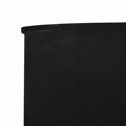 vidaXL Brise-vue en 5 pièces 600 x 160 cm Noir