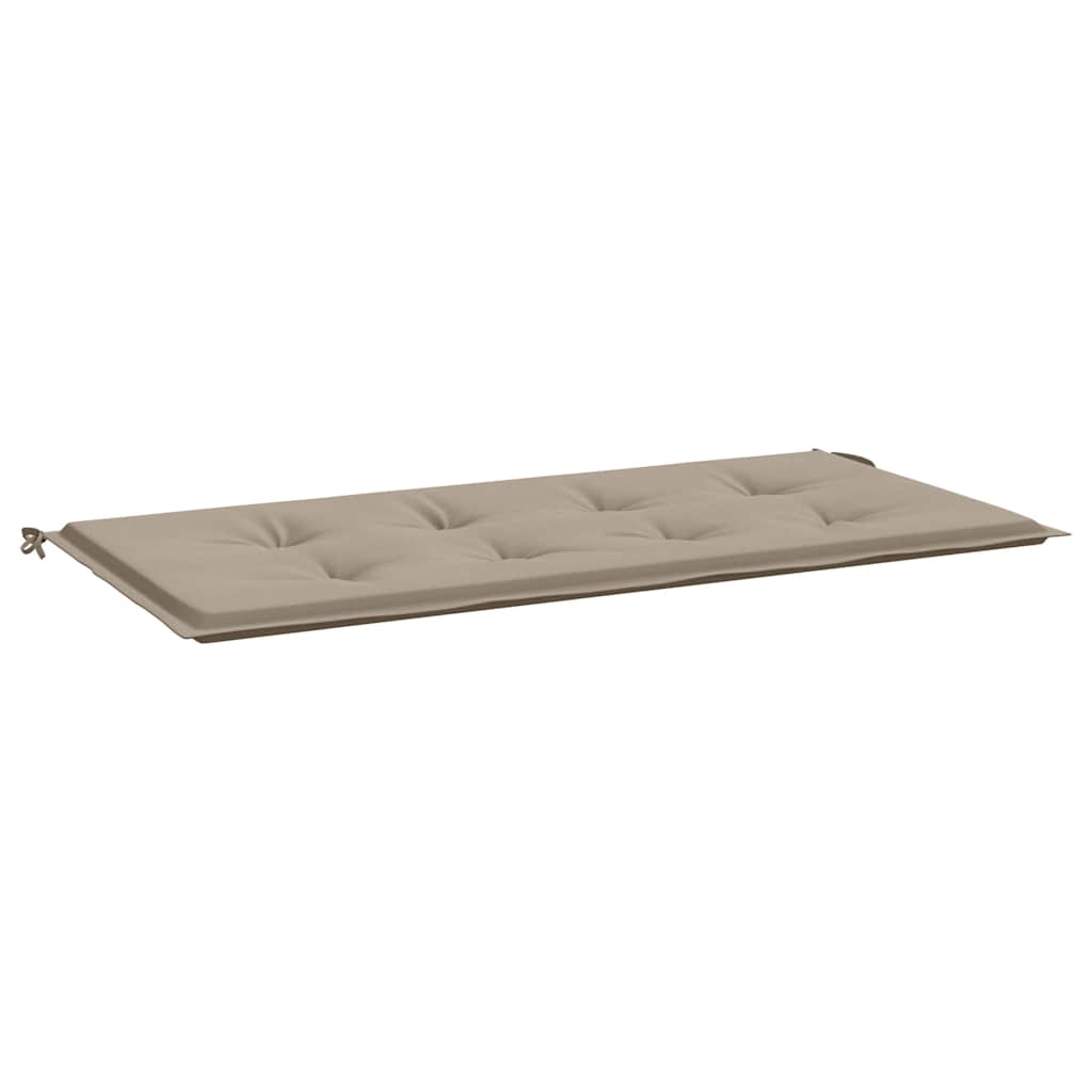 Gartenbank-Auflage Taupe 100x50x4 cm Oxford-Gewebe