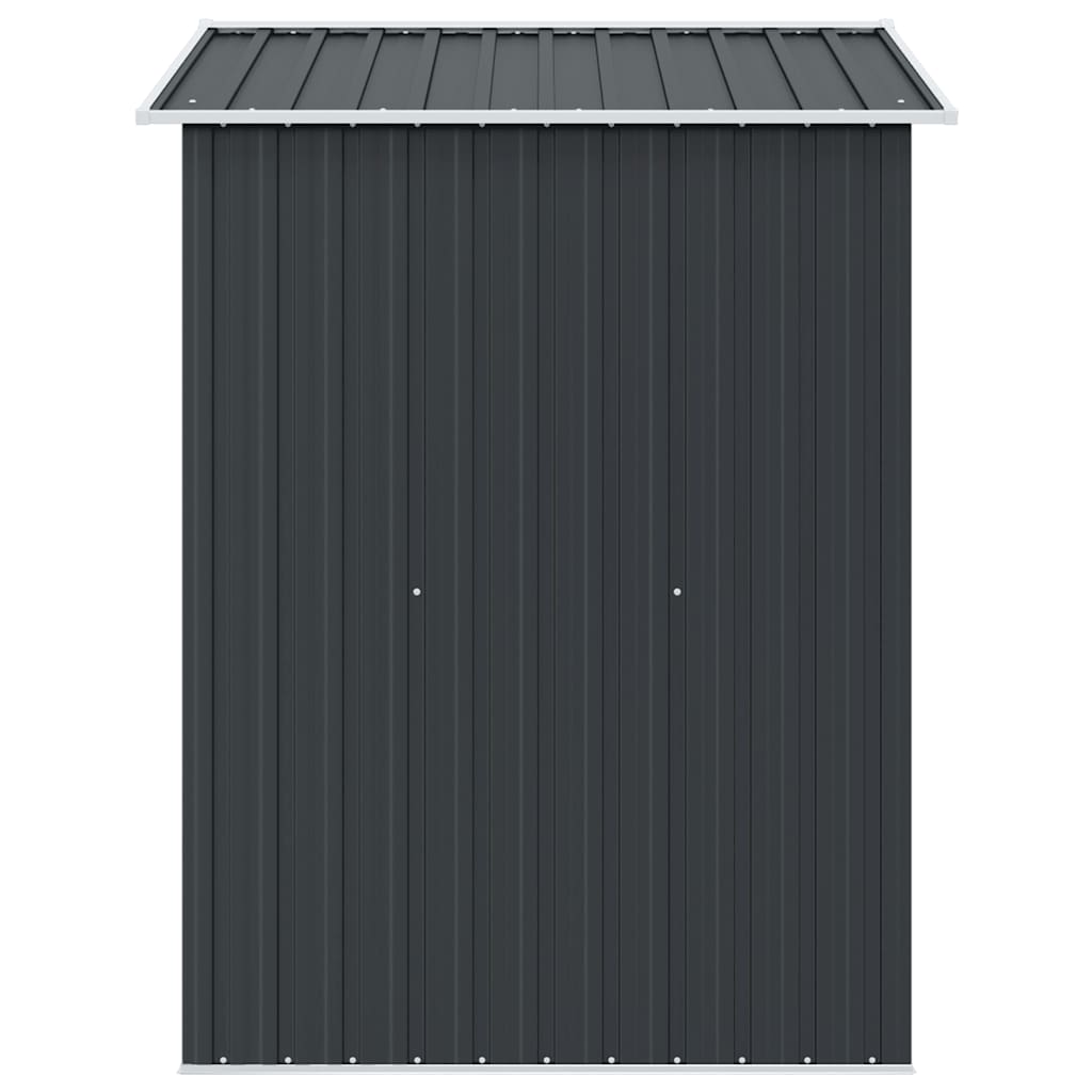 Gartenschuppen Anthrazit Stahl 204 x 132 x 186 cm