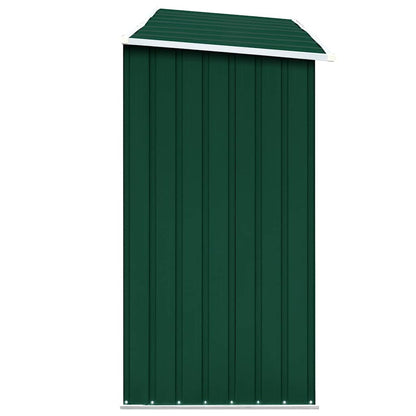 Brennholzlager Verzinkter Stahl 330x84x152 cm Grün