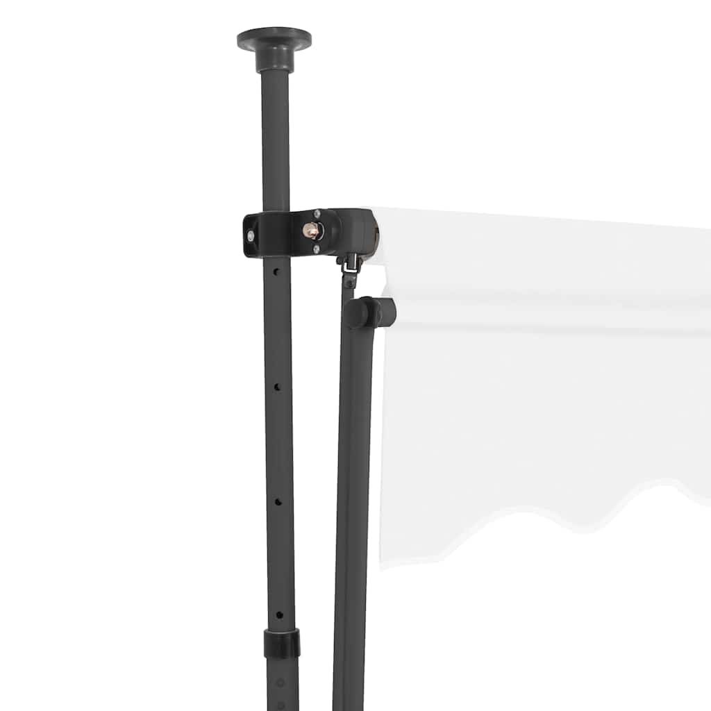 vidaXL Einziehbare Markise Handbetrieben mit LED 100 cm Creme