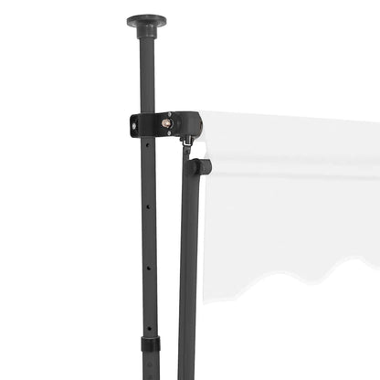 vidaXL Einziehbare Markise Handbetrieben mit LED 100 cm Creme