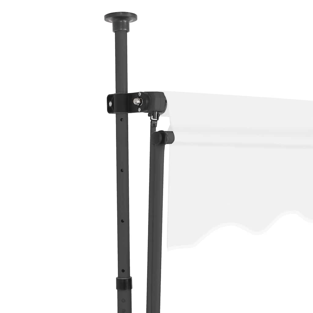 vidaXL Einziehbare Markise Handbetrieben mit LED 150 cm Creme