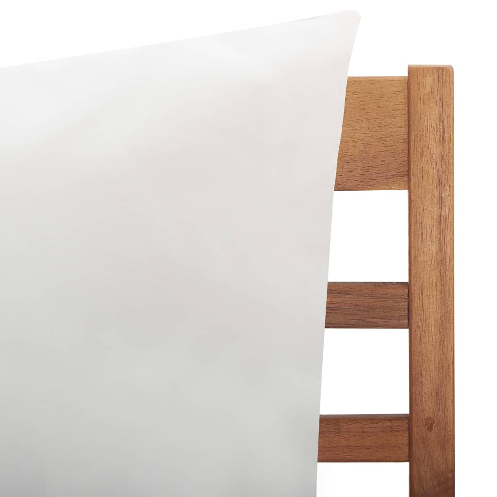 vidaXL Ensemble de salon de jardin 4 pcs avec coussins Bois d'acacia massif
