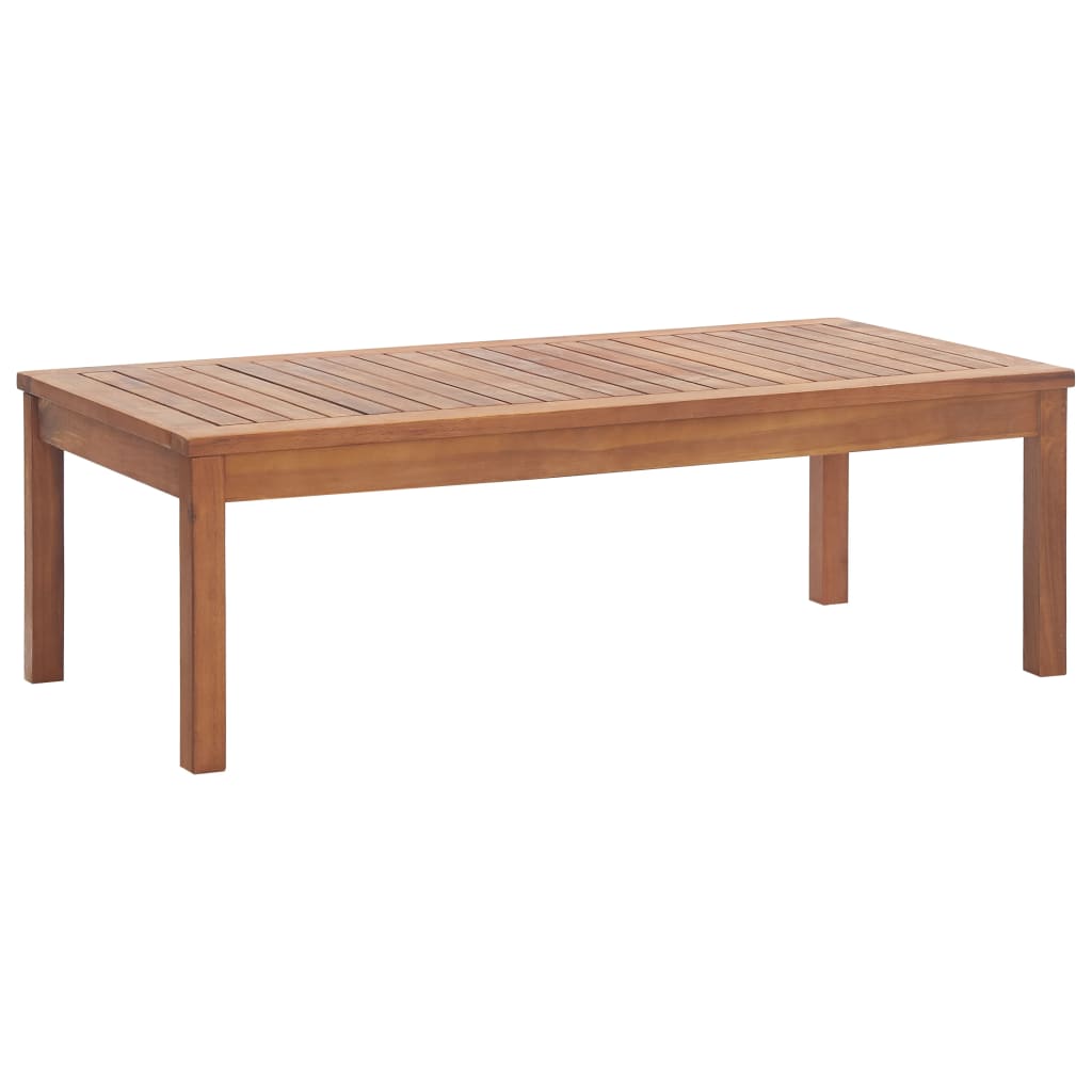 vidaXL Ensemble de salon de jardin 4 pcs avec coussins Bois d'acacia massif