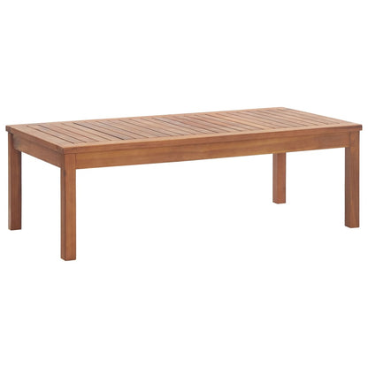 vidaXL Ensemble de salon de jardin 4 pcs avec coussins Bois d'acacia massif