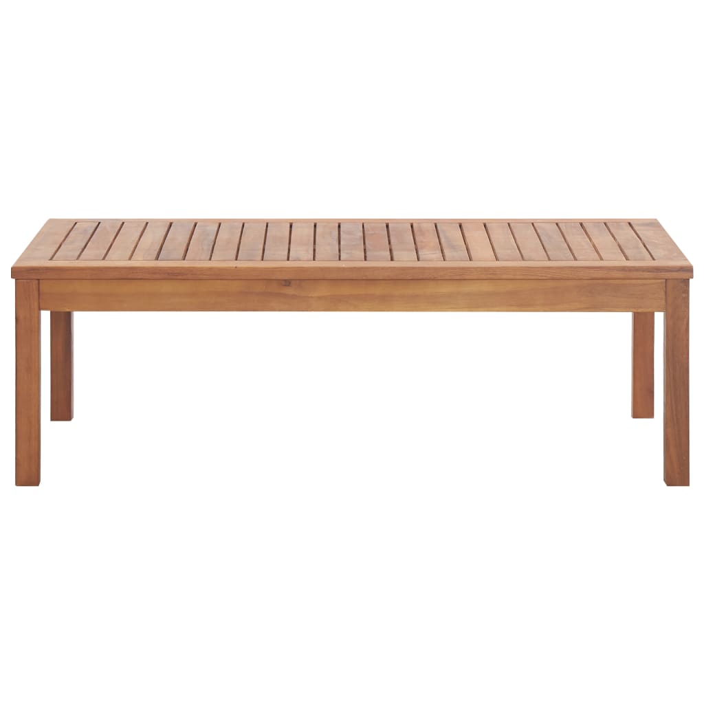 vidaXL Ensemble de salon de jardin 4 pcs avec coussins Bois d'acacia massif