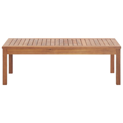 vidaXL Ensemble de salon de jardin 4 pcs avec coussins Bois d'acacia massif