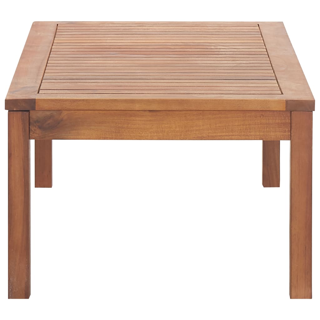 vidaXL Ensemble de salon de jardin 4 pcs avec coussins Bois d'acacia massif