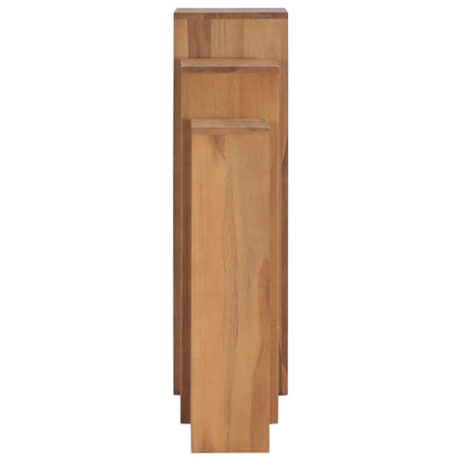 vidaXL 3-tlg. Pflanzenständer-Set Massivholz Teak
