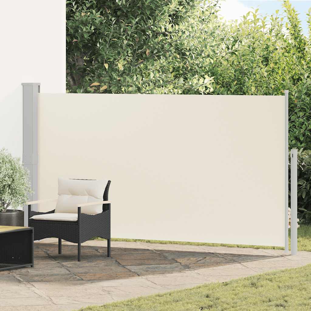 Ausziehbare Seitenmarkise 170×300 cm Creme