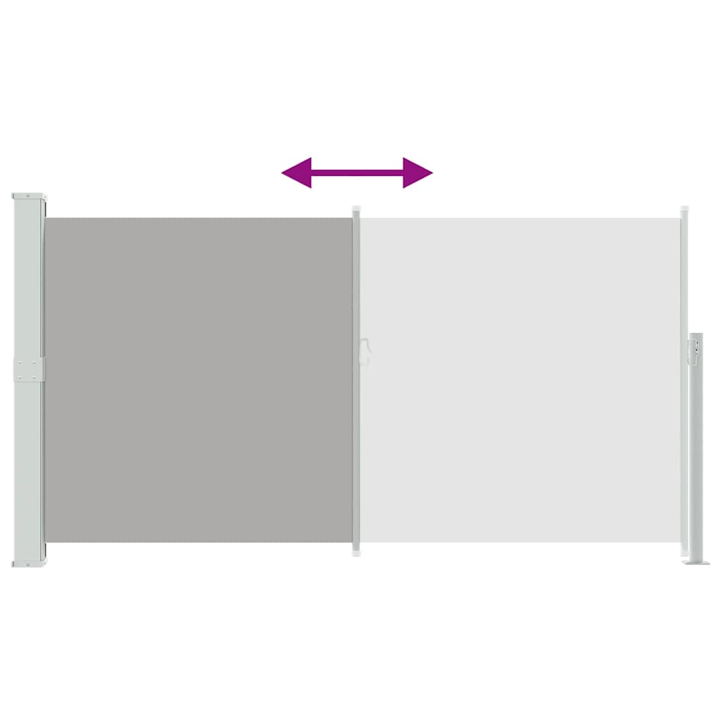 Ausziehbare Seitenmarkise 170×300 cm Grau