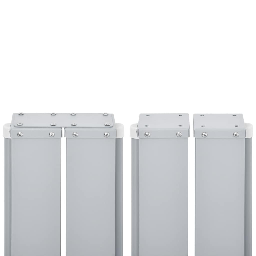 Ausziehbare Seitenmarkise Rot 160 x 600 cm