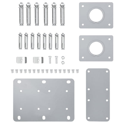 Ausziehbare Seitenmarkise Schwarz 100 x 1000 cm