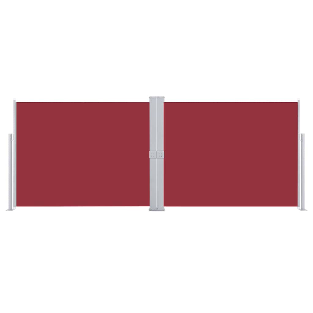 Ausziehbare Seitenmarkise Rot 140 x 1000 cm