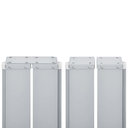 Ausziehbare Seitenmarkise Rot 140 x 1000 cm