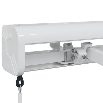 Markise Weiß 4,5 × 3 m Metall