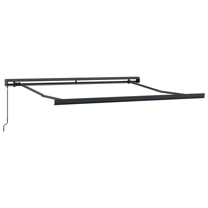 Markise Anthrazit 3,5 x 2,5 m Metall