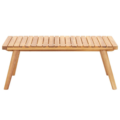 vidaXL Ensemble de salon de jardin 4 pcs avec coussins Bois d'acacia massif