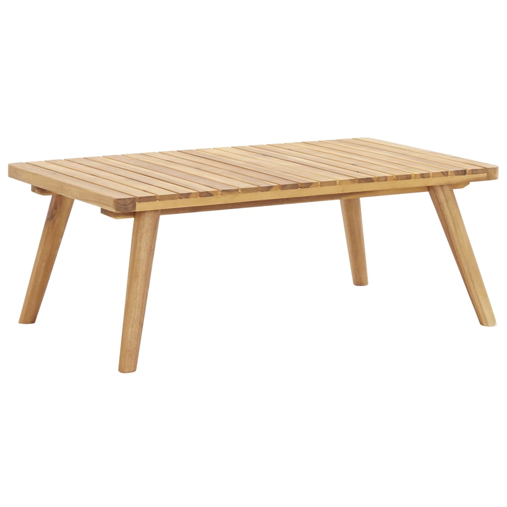 vidaXL Ensemble de salon de jardin 4 pcs avec coussins Bois d'acacia massif