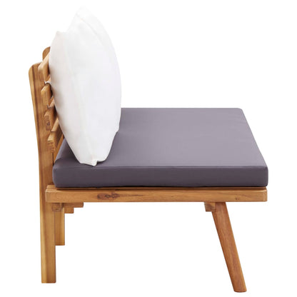 vidaXL Ensemble de salon de jardin 4 pcs avec coussins Bois d'acacia massif