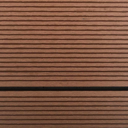 Garten-Duschwanne WPC Edelstahl 110 x 62 cm Braun