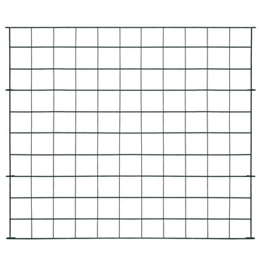 vidaXL Gartenzaun Set 77,5x64 cm Grün