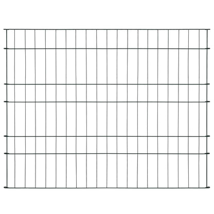 vidaXL Gartenzaun Set 99,6x79,8 cm Grün