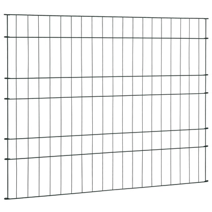 vidaXL Gartenzaun Set 99,6x79,8 cm Grün