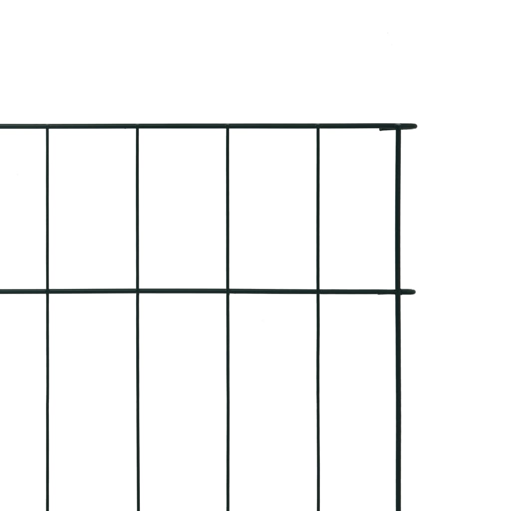 vidaXL Gartenzaun Set 99,6x79,8 cm Grün