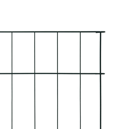vidaXL Gartenzaun Set 99,6x79,8 cm Grün
