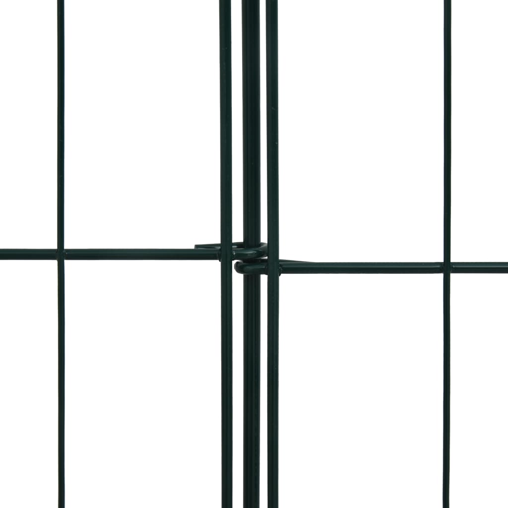 vidaXL Gartenzaun Set 99,6x79,8 cm Grün