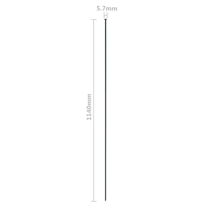 vidaXL Gartenzaun Set 99,6x79,8 cm Grün