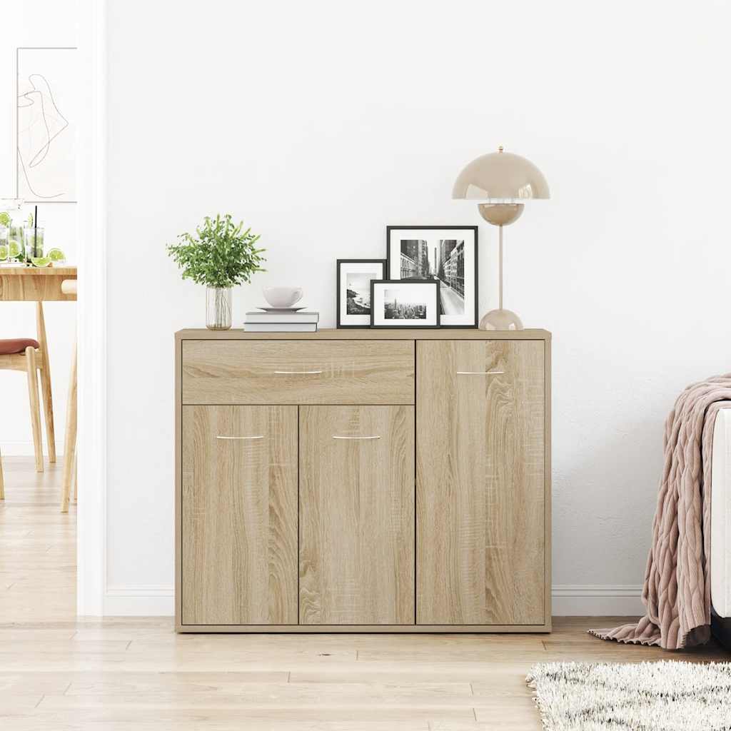 Sideboard Sonoma-Eiche 88x30x70 cm Holzwerkstoff