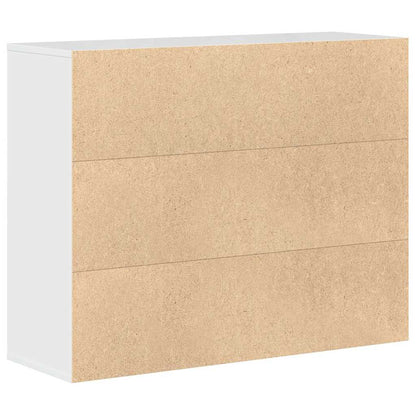 Sideboard Hochglanz-Weiß 88x30x70 cm Holzwerkstoff