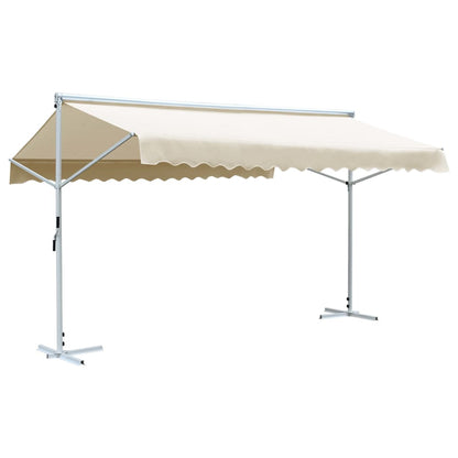 vidaXL Auvent autoportant 500x300 cm Crème