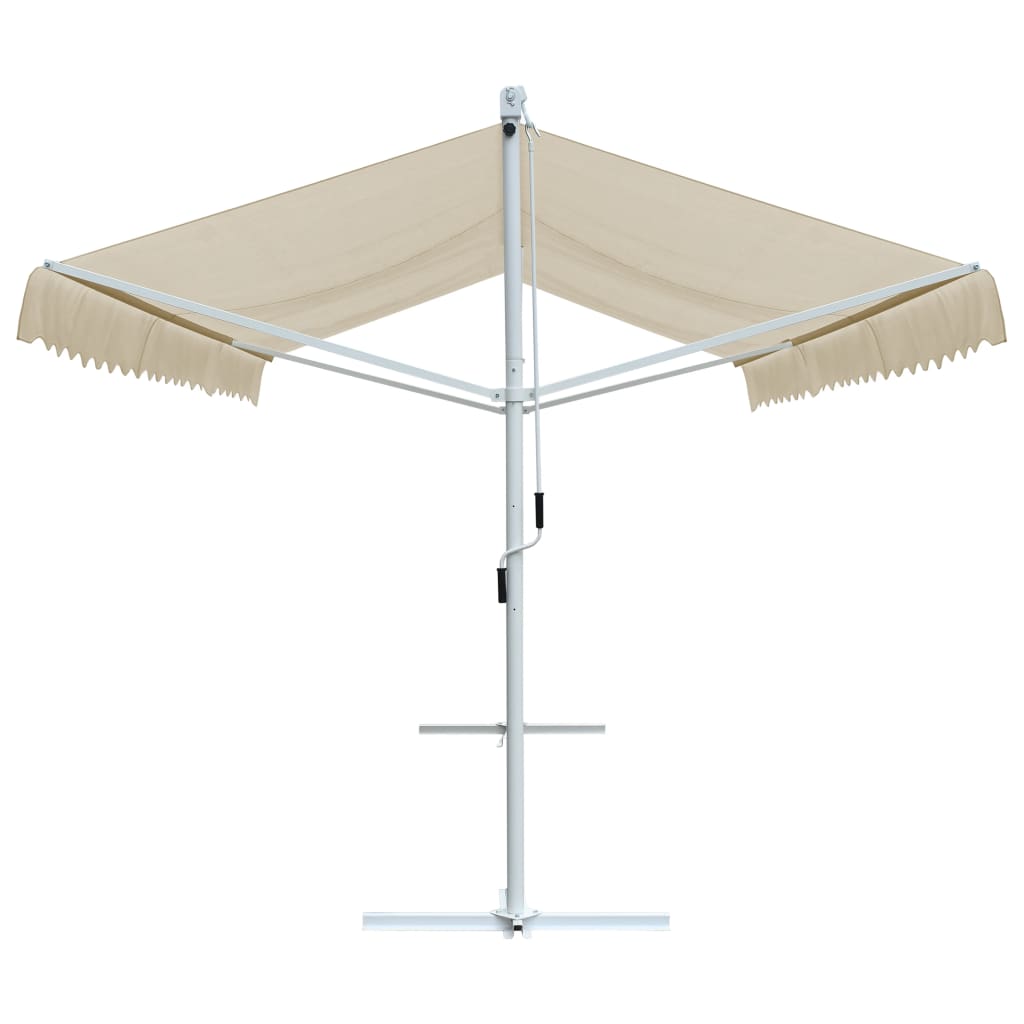 vidaXL Auvent autoportant 500x300 cm Crème