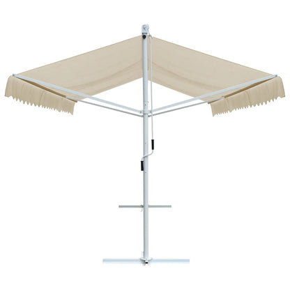 vidaXL Auvent autoportant 500x300 cm Crème