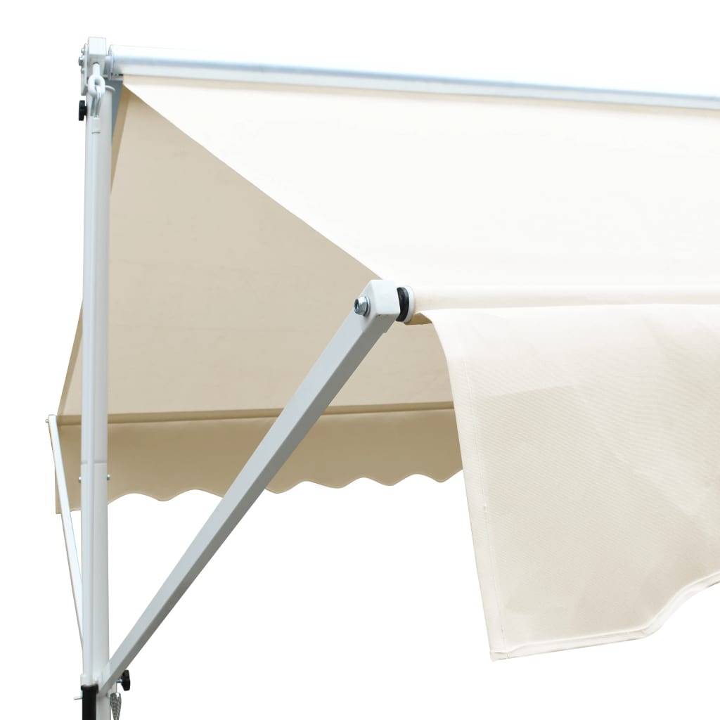 vidaXL Auvent autoportant 500x300 cm Crème