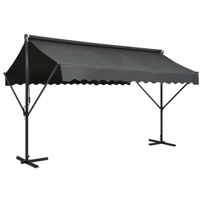 vidaXL Auvent autoportant 400x300 cm Anthracite