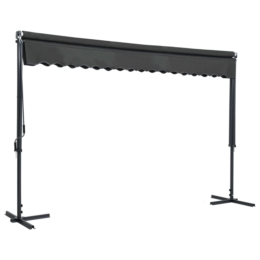 vidaXL Auvent autoportant 400x300 cm Anthracite