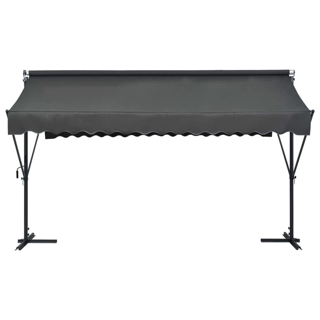 vidaXL Auvent autoportant 400x300 cm Anthracite